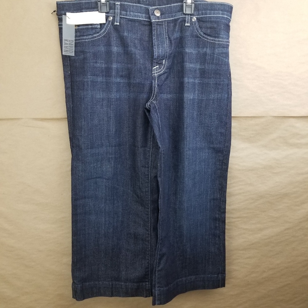 NWT Cropped Capri Wide Leg Jean